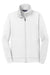 Sport-Tek YST241 Youth Sport-Wick Moisture Wicking Fleece Full Zip Sweatshirt w/ Pockets White Flat Front