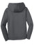 Sport-Tek YST244 Youth Sport-Wick Moisture Wicking Fleece Hooded Sweatshirt Hoodie w/ Pouch Pocket Dark Smoke Grey Flat Back