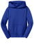 Sport-Tek YST244 Youth Sport-Wick Moisture Wicking Fleece Hooded Sweatshirt Hoodie w/ Pouch Pocket True Royal Blue Flat Front
