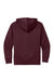 Sport-Tek YST255 Youth Sport-Wick Moisture Wicking United Fleece Hooded Sweatshirt Hoodie w/ Pouch Pocket Maroon/White Flat Back