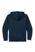 Sport-Tek YST255 Youth Sport-Wick Moisture Wicking United Fleece Hooded Sweatshirt Hoodie w/ Pouch Pocket Navy Blue/White Flat Back