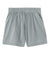 Sport-Tek YST349P Youth PosiCharge Competitor Shorts w/ Pockets Silver Grey Flat Back