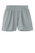 Sport-Tek YST349P Youth PosiCharge Competitor Shorts w/ Pockets Silver Grey Flat Front