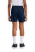 Sport-Tek YST349P Youth PosiCharge Competitor Shorts w/ Pockets True Navy Blue Model Back