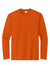 Sport-Tek YST350LS Youth Competitor Moisture Wicking Long Sleeve Crewneck T-Shirt Deep Orange Flat Front