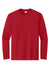 Sport-Tek YST350LS Youth Competitor Moisture Wicking Long Sleeve Crewneck T-Shirt True Red Flat Front