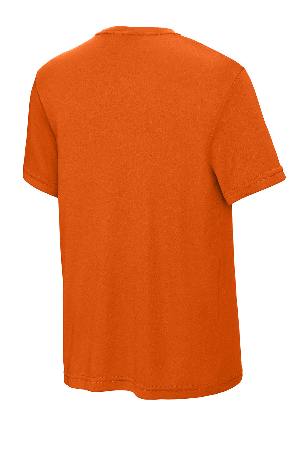 Sport-Tek YST350 Youth Competitor Moisture Wicking Short Sleeve Crewneck T-Shirt Deep Orange Flat Back
