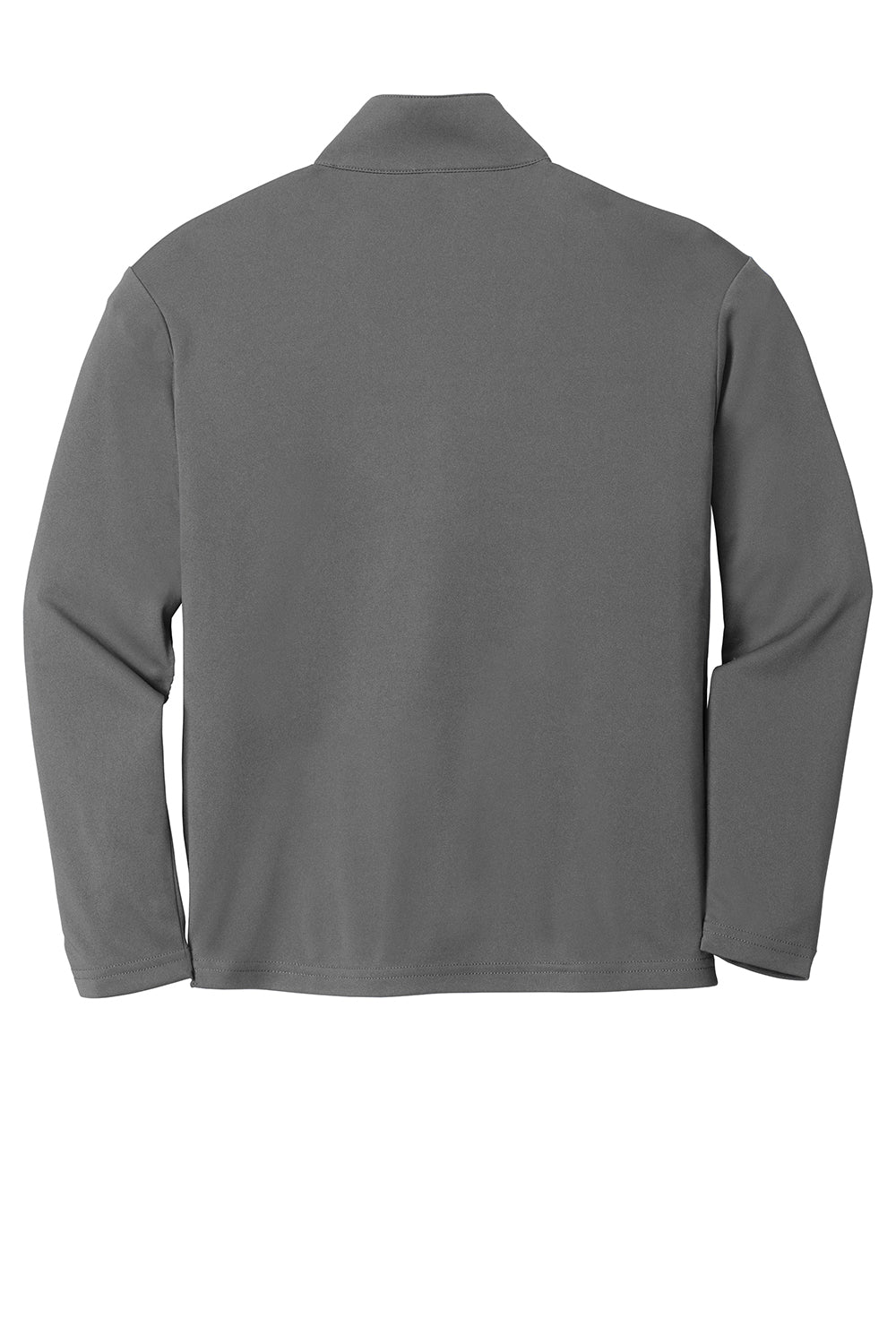 Sport-Tek YST357 Youth Competitor Moisture Wicking 1/4 Zip Sweatshirt Concrete Grey Flat Back