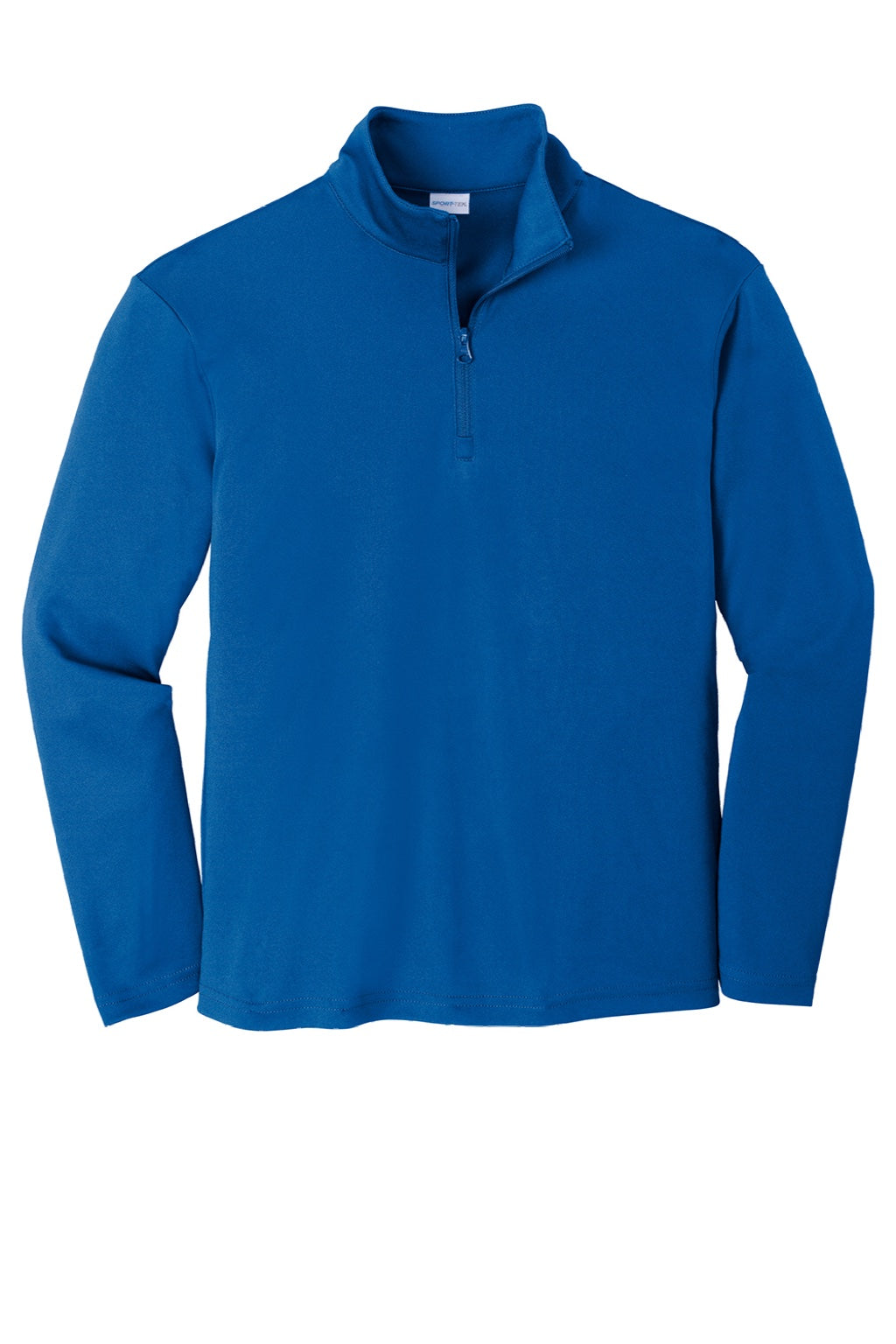 Sport-Tek YST357 Youth Competitor Moisture Wicking 1/4 Zip Sweatshirt Royal Blue Flat Front