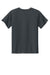 Sport-Tek YST359 Youth Moisture Wicking Competitor 2-Button Short Sleeve Henley Iron Grey Flat Back