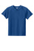 Sport-Tek YST359 Youth Moisture Wicking Competitor 2-Button Short Sleeve Henley Royal Blue Flat Front