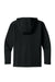 Sport-Tek YST420LSH Youth Posi-UV Pro Moisture Wicking Long Sleeve Hooded T-Shirt Hoodie Black Flat Back