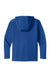 Sport-Tek YST420LSH Youth Posi-UV Pro Moisture Wicking Long Sleeve Hooded T-Shirt Hoodie True Royal Blue Flat Back