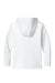 Sport-Tek YST420LSH Youth Posi-UV Pro Moisture Wicking Long Sleeve Hooded T-Shirt Hoodie White Flat Back