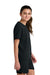 Sport-Tek YST440 Youth Club Moisture Wicking Short Sleeve Crewneck T-Shirt Black/Black Model Side