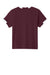 Sport-Tek YST440 Youth Club Moisture Wicking Short Sleeve Crewneck T-Shirt Maroon/White Flat Back