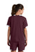Sport-Tek YST440 Youth Club Moisture Wicking Short Sleeve Crewneck T-Shirt Maroon/White Model Back