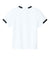 Sport-Tek YST440 Youth Club Moisture Wicking Short Sleeve Crewneck T-Shirt White/Black Flat Back