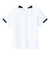 Sport-Tek YST440 Youth Club Moisture Wicking Short Sleeve Crewneck T-Shirt White/Black Flat Front