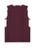 Sport-Tek YST441 Youth Club Moisture Wicking V-Neck Tank Top Maroon/White Flat Back