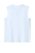 Sport-Tek YST441 Youth Club Moisture Wicking V-Neck Tank Top White/White Flat Back