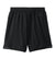 Sport-Tek YST4420 Youth Club Shorts Black/Black Flat Back