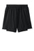 Sport-Tek YST4420 Youth Club Shorts Black/White Flat Back