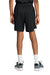 Sport-Tek YST4420 Youth Club Shorts Black/White Model Back