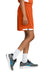 Sport-Tek YST4420 Youth Club Shorts Deep Orange/White Model Side