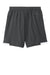Sport-Tek YST4420 Youth Club Shorts Iron Grey/White Flat Back