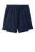 Sport-Tek YST4420 Youth Club Shorts True Navy Blue/White Flat Back