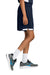 Sport-Tek YST4420 Youth Club Shorts True Navy Blue/White Model Side