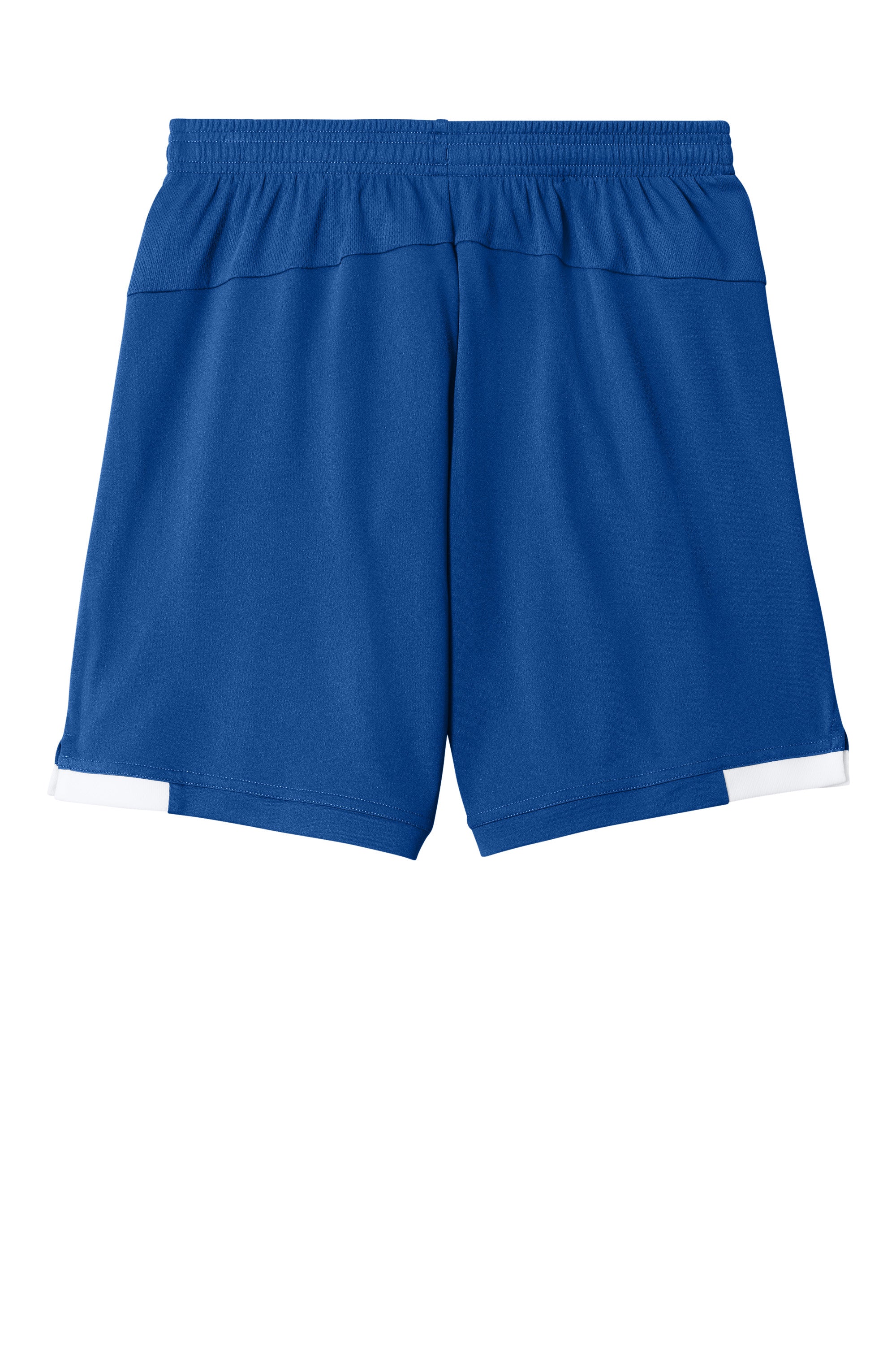 Sport-Tek YST4420 Youth Club Shorts True Royal Blue/White Flat Back