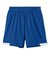 Sport-Tek YST4420 Youth Club Shorts True Royal Blue/White Flat Front