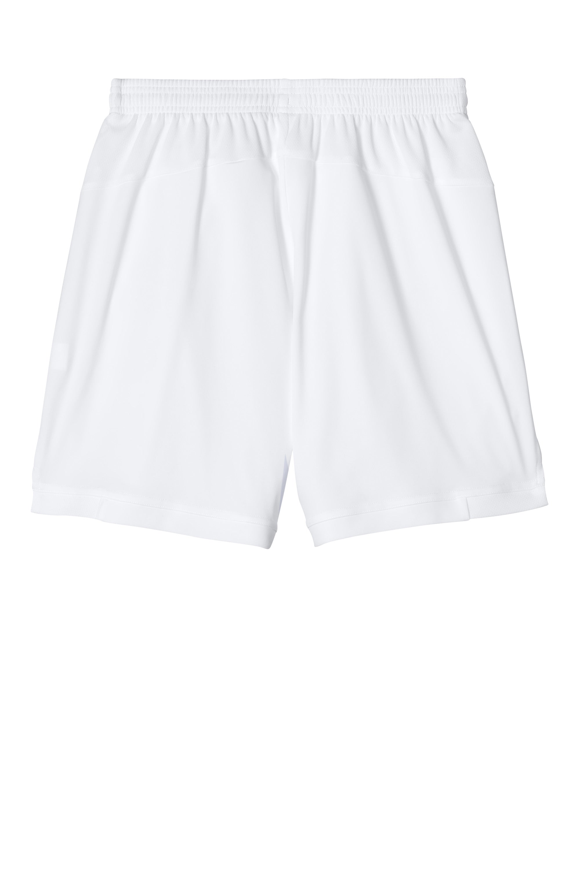 Sport-Tek YST4420 Youth Club Shorts White/White Flat Back