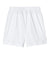 Sport-Tek YST4420 Youth Club Shorts White/White Flat Back