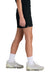 Sport-Tek YST442 Youth Club Moisture Wicking Shorts Black/Black Model Side