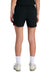Sport-Tek YST442 Youth Club Moisture Wicking Shorts Black/Deep Red Model Back