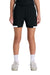 Sport-Tek YST442 Youth Club Moisture Wicking Shorts Black/White Model Front