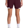 Sport-Tek Youth Club Moisture Wicking Shorts - Maroon/White