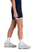 Sport-Tek YST442 Youth Club Moisture Wicking Shorts True Navy Blue/White Model Side