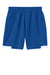 Sport-Tek YST442 Youth Club Moisture Wicking Shorts True Royal Blue/White Flat Back