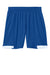 Sport-Tek YST442 Youth Club Moisture Wicking Shorts True Royal Blue/White Flat Front