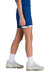 Sport-Tek YST442 Youth Club Moisture Wicking Shorts True Royal Blue/White Model Side