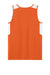 Sport-Tek YST446 Youth Club Track Tank Top Deep Orange/White Flat Back