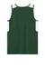 Sport-Tek YST446 Youth Club Track Tank Top Forest Green/White Flat Back