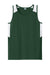 Sport-Tek YST446 Youth Club Track Tank Top Forest Green/White Flat Front