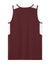 Sport-Tek YST446 Youth Club Track Tank Top Maroon/White Flat Back