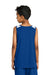 Sport-Tek YST446 Youth Club Track Tank Top True Royal Blue/White Model Back