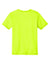 Sport-Tek YST450 Youth Competitor Moisture Wicking Short Sleeve Crewneck T-Shirt Neon Yellow Flat Back